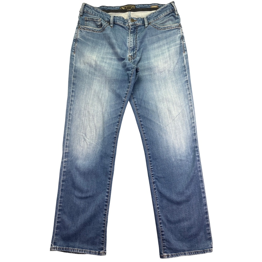 34 Heritage Charisma Jeans Comfort Rise Classic Denim Blue Sz‎ 38/32 Fits 35"